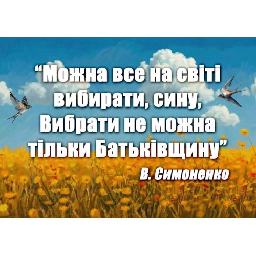 банер вислів симоненка замовити друк житомир 101