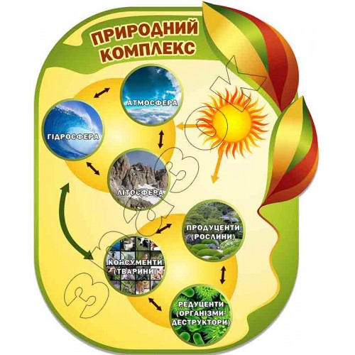 Стенд Природний комплекс кабінет біології 23