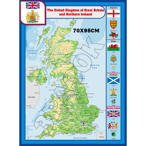 стенд інформаційний карта великобританії замовити пвх 28