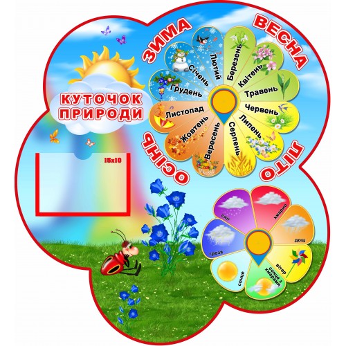 стенд календар природи група дзвіночки 116