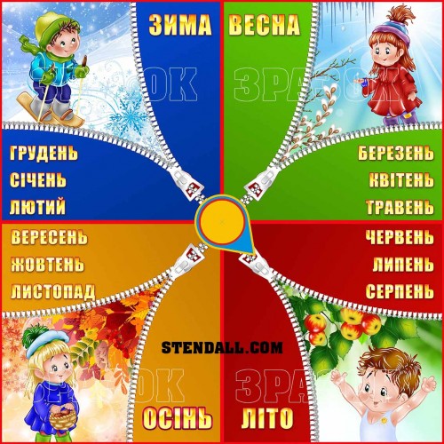 календар природи в садок замовити з пвх 123