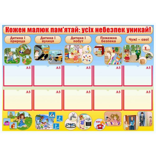 стенд обж для початкової школи купити з пластика запоріжжя 64