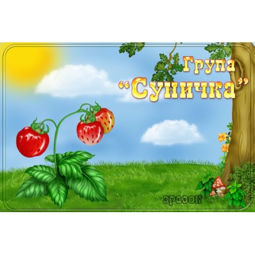 Табличка група Суничка 119