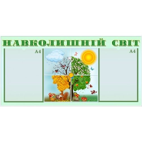 Стенд навколишній світ 5