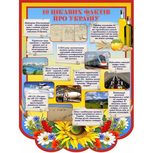 стенд цікаві факти про україну народознавство 72